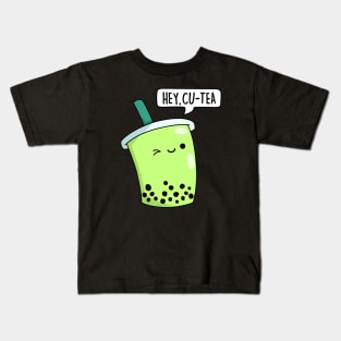 Hey Cu-Tea Cute Boba Bubble Tea Kids T-Shirt